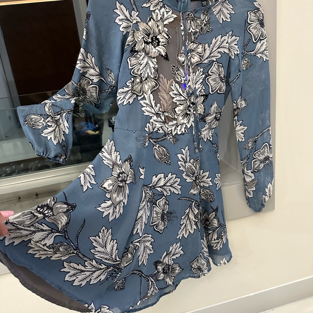Floral Blue dress